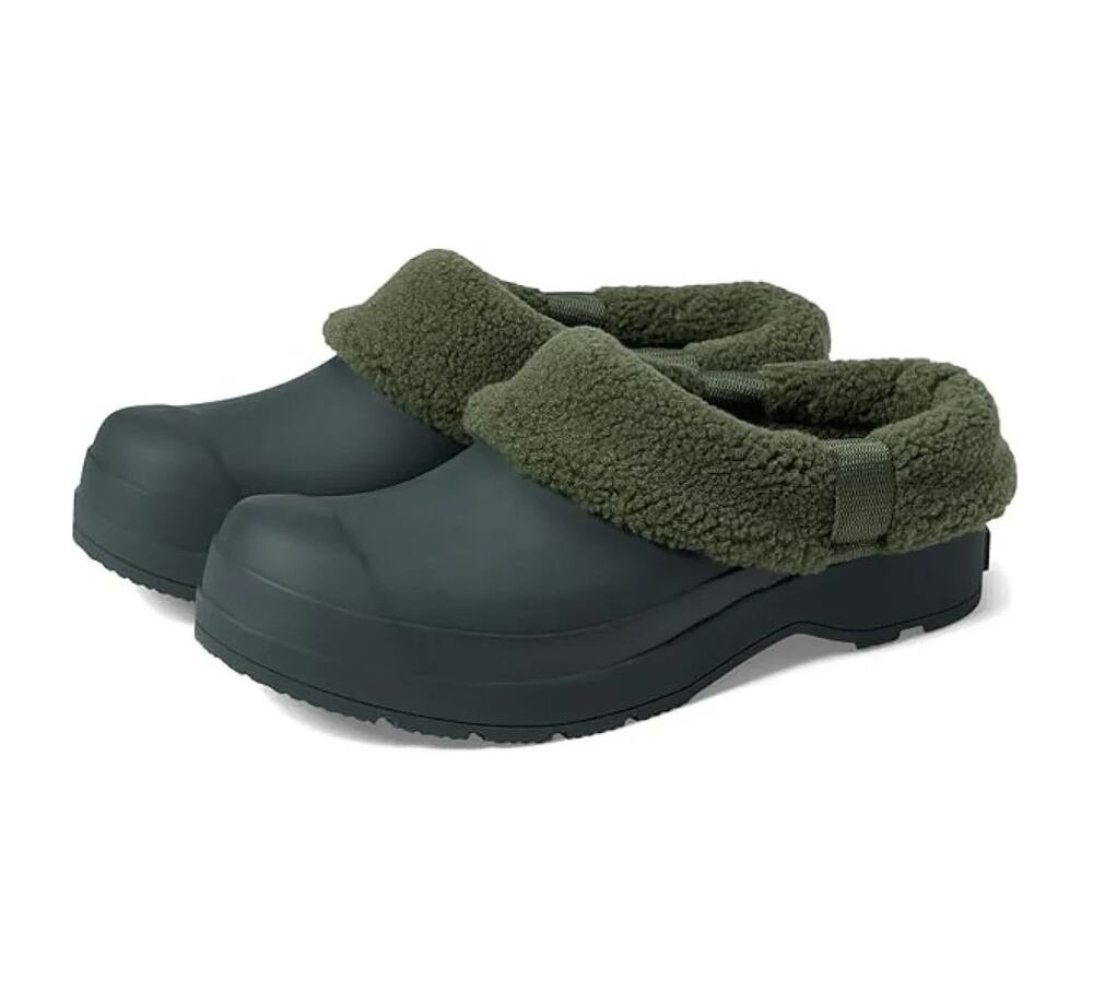 Hunter Play Sherpa Insulated Clog Men’s Artic Moss Rubber Shoe NEW Size 9 M